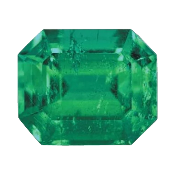 Emerald-cut emerald