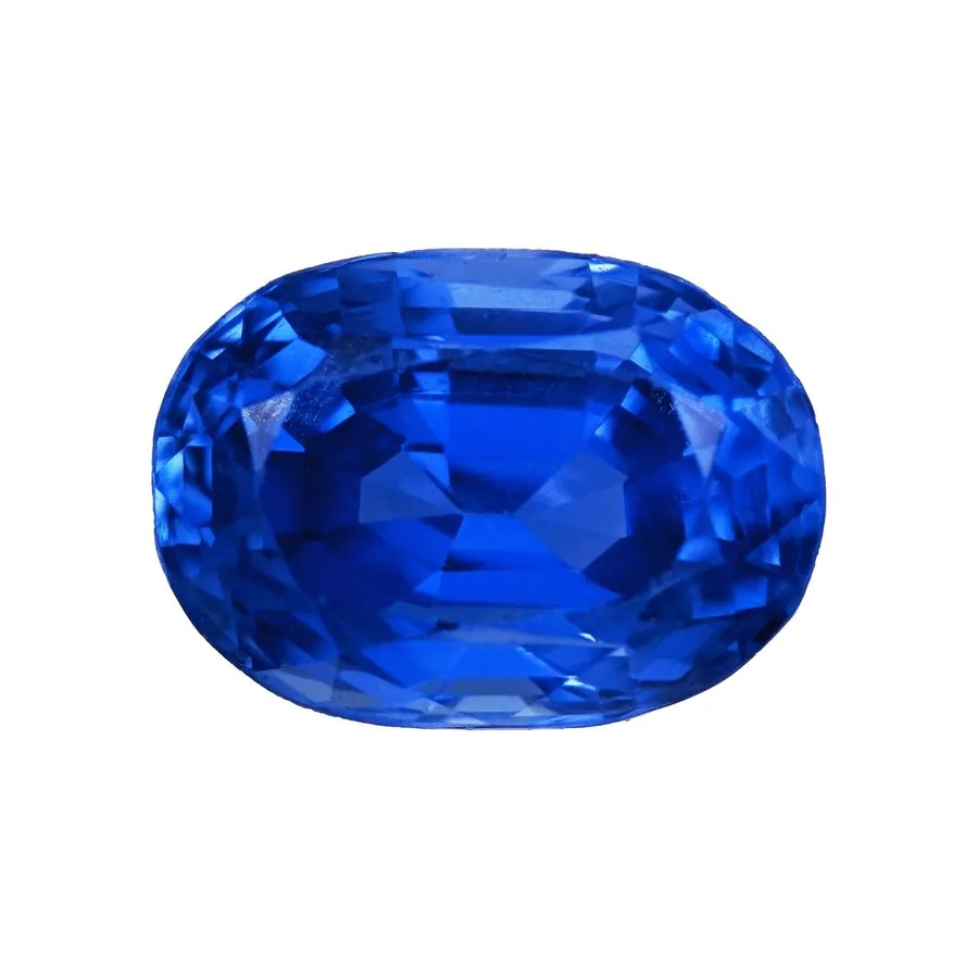 Burmese sapphire of 6.00 carats, oval cut